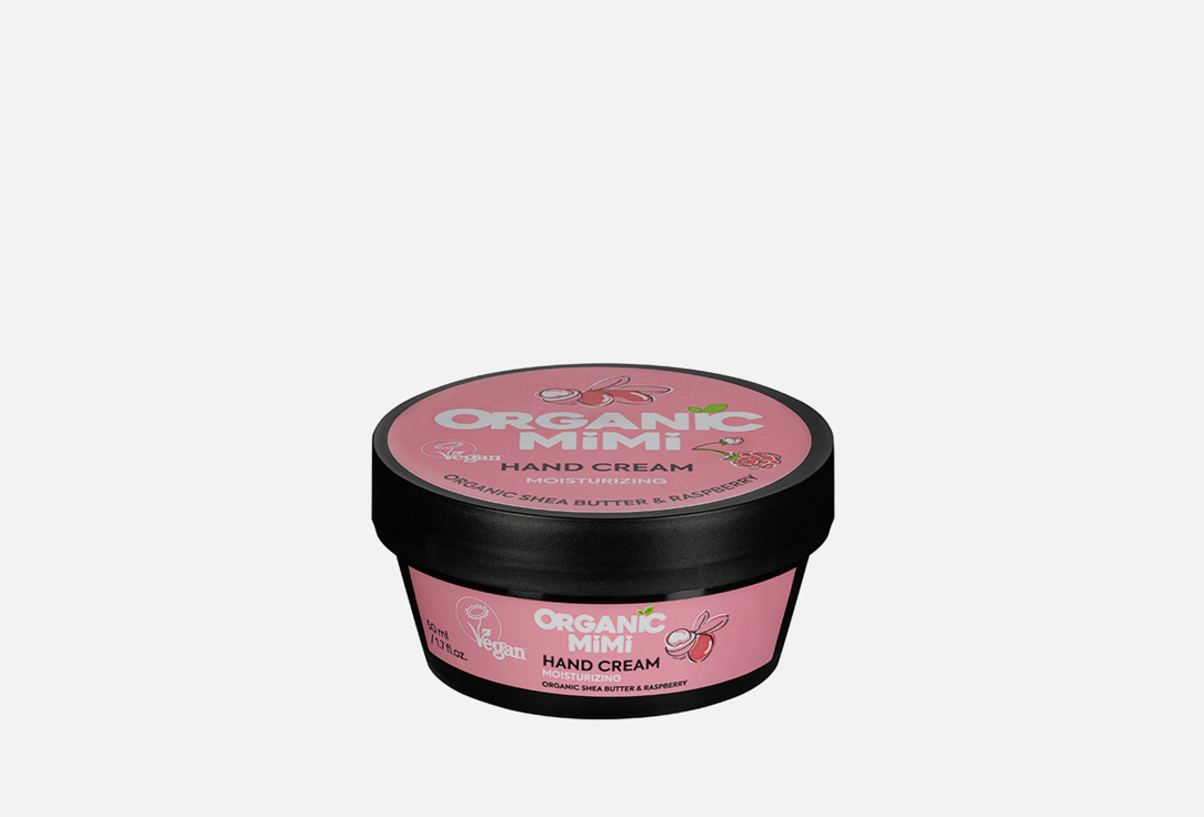 ORGANIC MIMI Hand Cream Moisturizing Shea & Raspberry