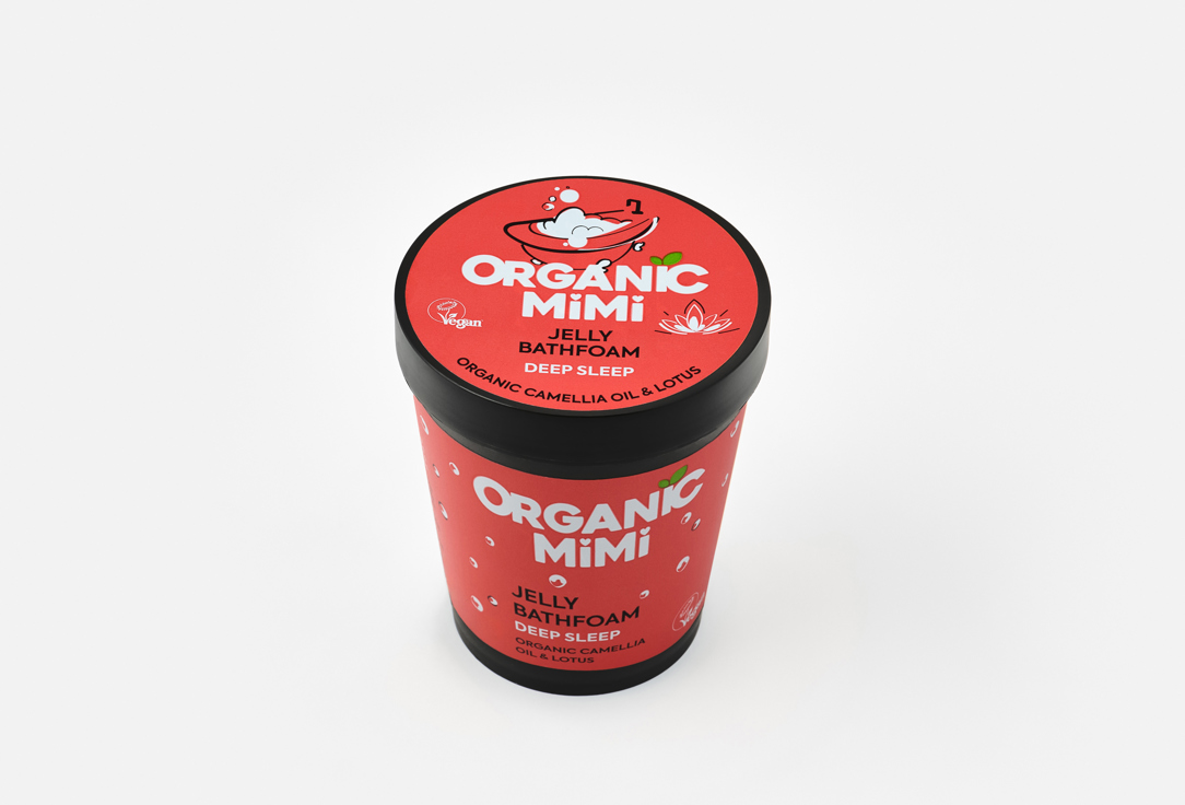 ORGANIC MIMI Bath foam Jelly Deep Sleep Camellia & Lotus