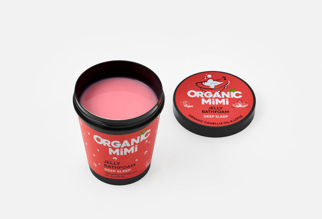 ORGANIC MIMI Bath foam Jelly Deep Sleep Camellia & Lotus