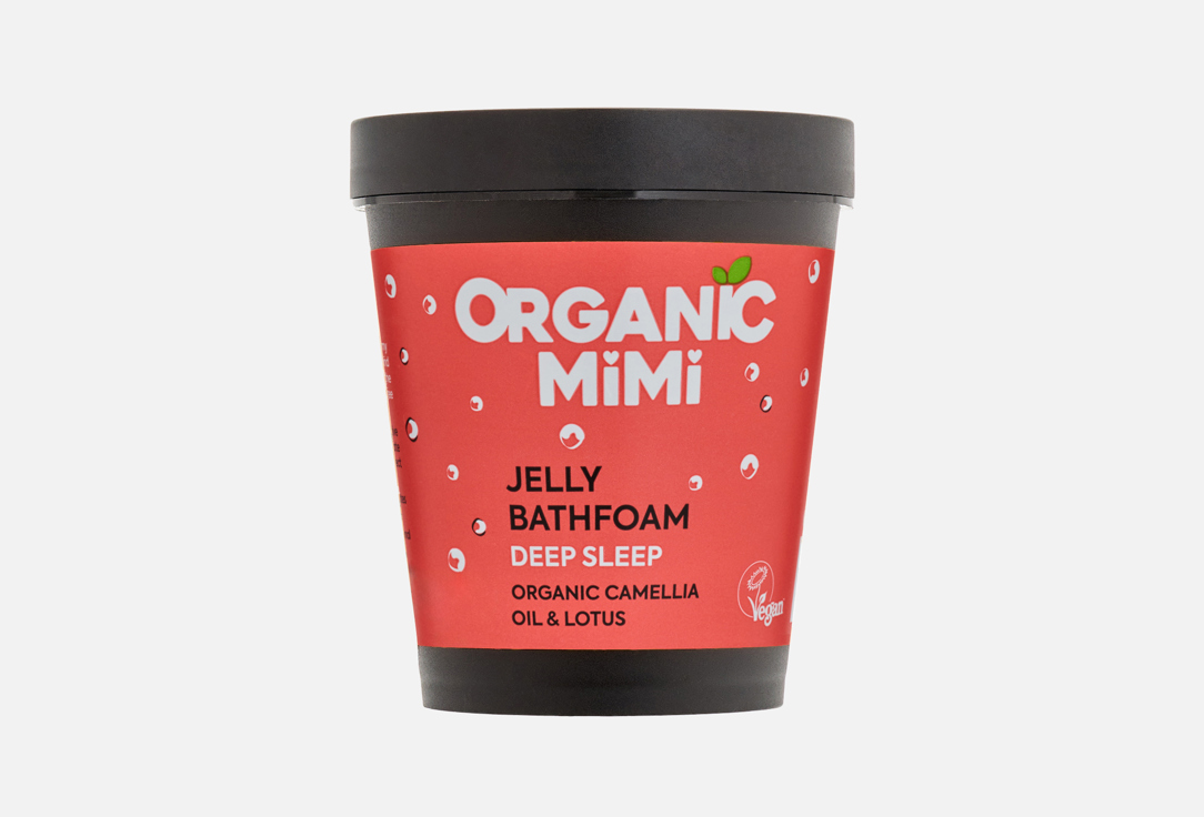 ORGANIC MIMI Bath foam Jelly Deep Sleep Camellia & Lotus