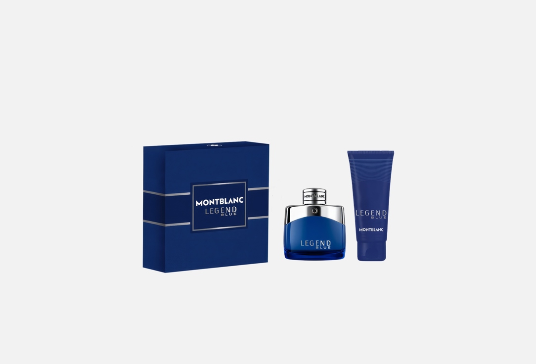 مونت بلانك مجموعة ماء عطر وجل الحلاقة ليجند بلو