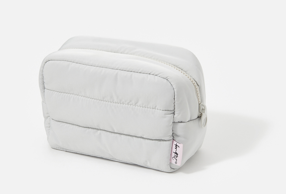 FOR ME by gold apple Косметичка Cosmetic bag Серая 1 шт FOR ME by gold apple Косметичка Cosmetic bag