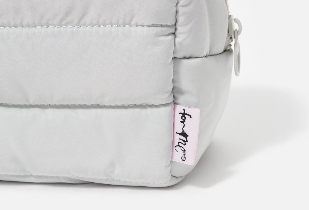 FOR ME by gold apple Косметичка Cosmetic bag Серая 1 шт FOR ME by gold apple Косметичка Cosmetic bag