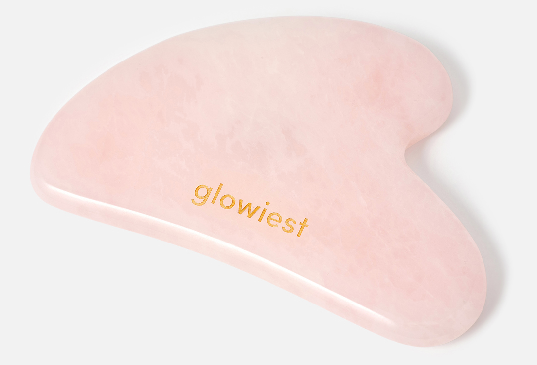 glowiest Скребок гуаша Rose quartz gua sha