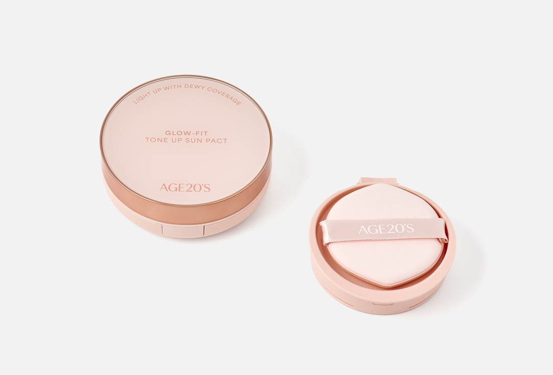 AGE 20s cushion foundation SPF 50+ PA++++ Glow fit tone up sun pact