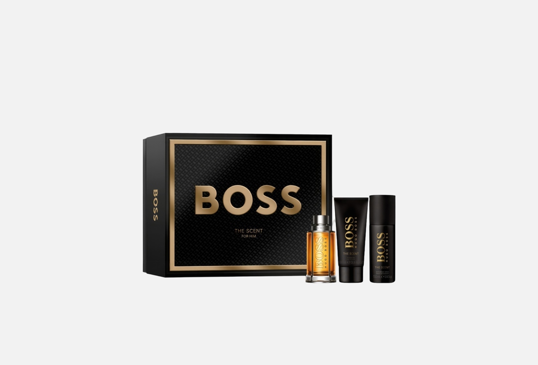 Hugo Boss Eau de toilette & Deodorant & Shower Gel Set The Scent 3 pcs Hugo Boss Eau de toilette & Deodorant & Shower Gel Set The Scent
