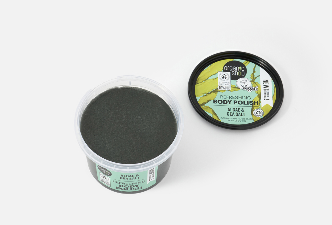 Organic Shop REFRESHING BODY POLISH scrub ALGAE & Sea Salt