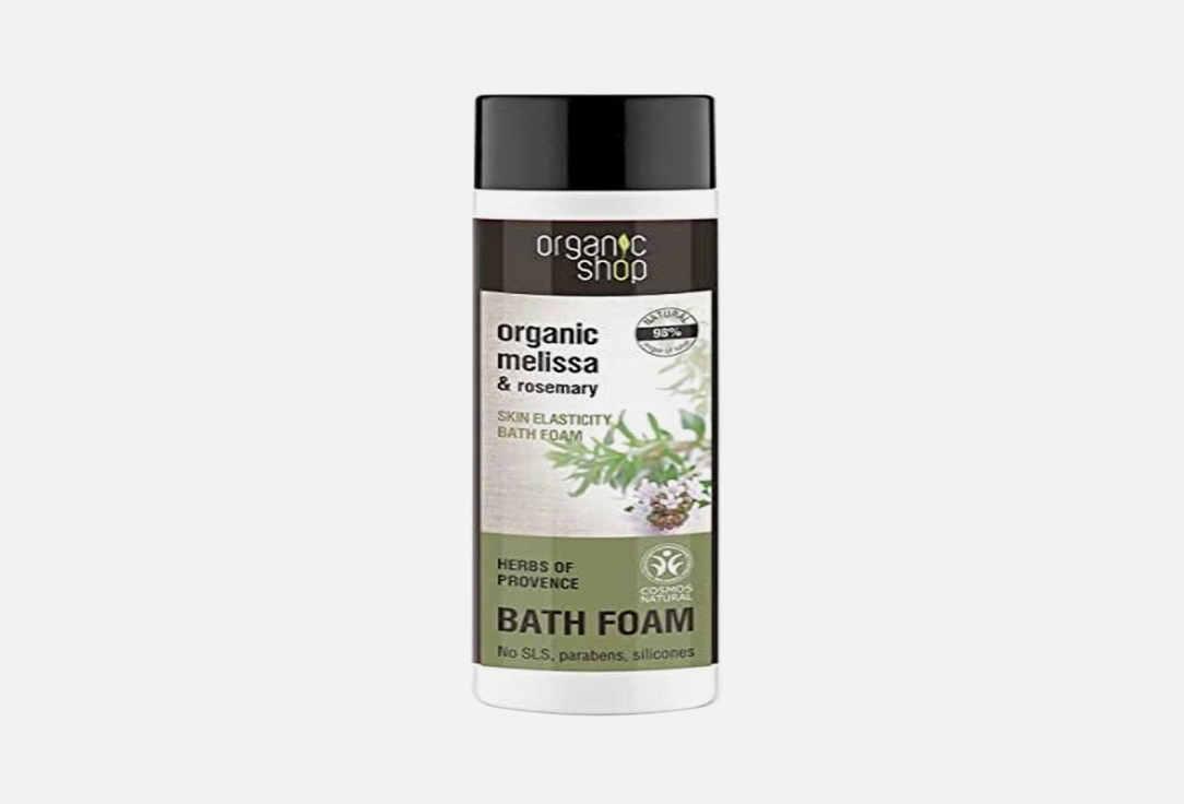 Organic Shop Elasticity Bath Foam MELISSA & ROSEMARY 500 ml Organic Shop Elasticity Bath Foam MELISSA & ROSEMARY