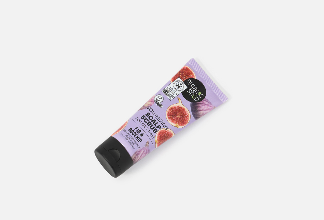Organic Shop Volumizing Scalp Scrub For Oily Hair Fig & Rosehip
