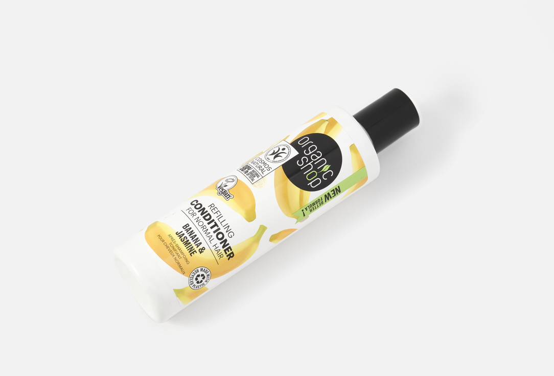 Organic Shop Refilling Conditioner For Normal Hair Banana & Jasmine 280 ml Organic Shop Refilling Conditioner For Normal Hair Banana & Jasmine