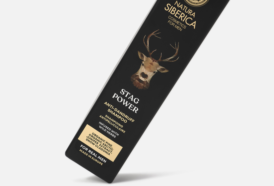 Natura Siberica ШАМПУНЬ ПРОТИВ ПЕРХОТИ SIBERIAN STAG POWER