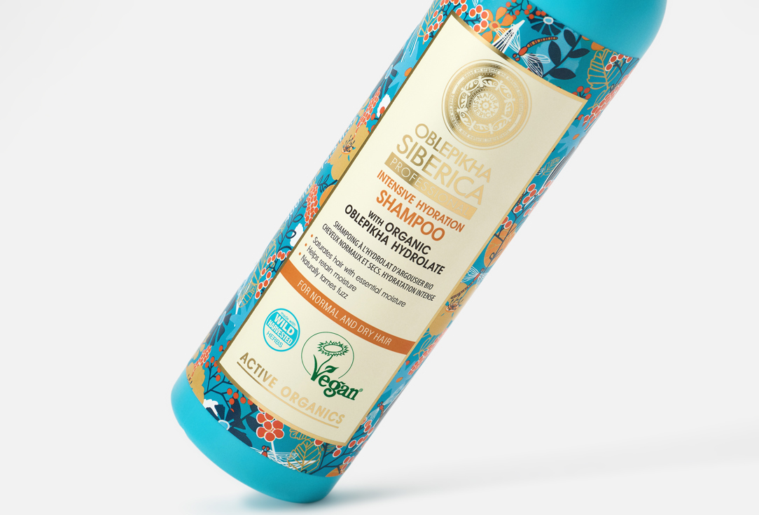 Natura Siberica Восстанавливающий шампунь для нормальных и сухих волос OBLEPIKHA Intensive Hydration