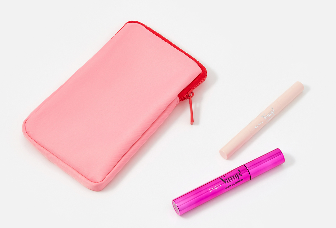Pupa Mascara & Lip Pencil Set Kit Vamp! Lash Extender + Creamy Duo 3 pcs Pupa Mascara & Lip Pencil Set Kit Vamp! Lash Extender + Creamy Duo