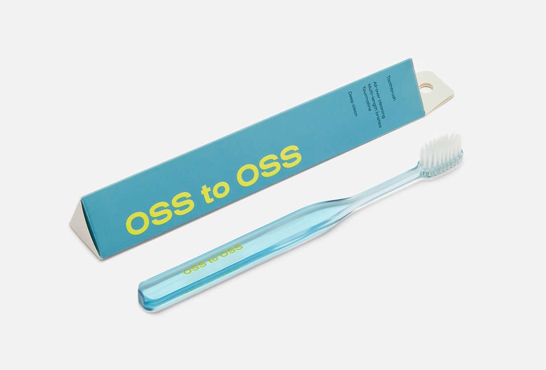 oss to oss Medium-hard toothbrush All-over cleaning Tourmaline 1 pcs oss to oss Medium-hard toothbrush All-over cleaning