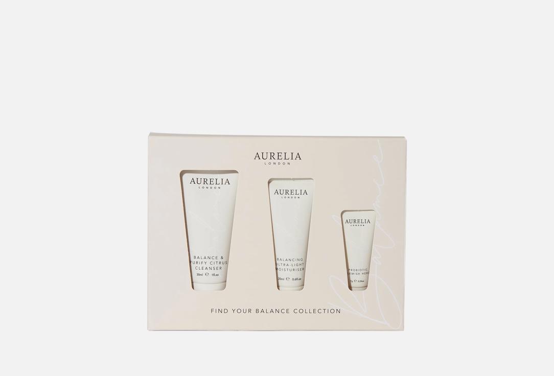 Aurelia Очищающее средство, увлажняющий крем и крем для точечного ухода Find Your Balance Collection