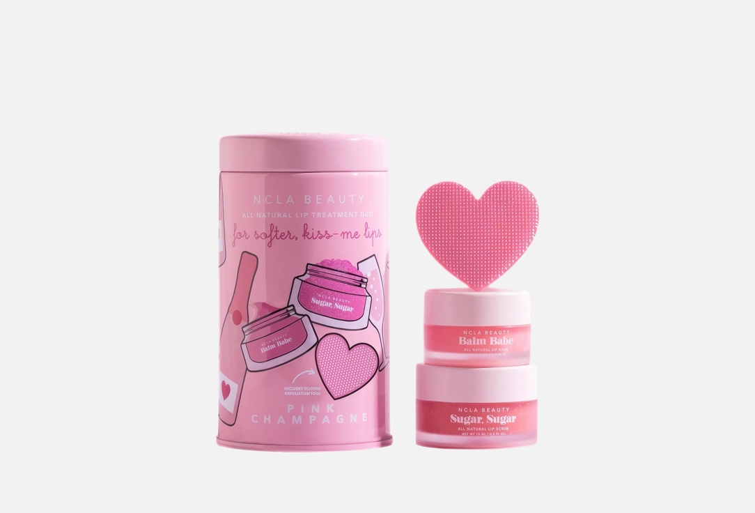 NCLA BEAUTY Lip Care Set Pink Champagne