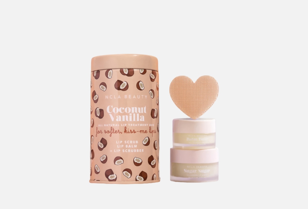 NCLA BEAUTY Lip Care Set Coconut Vanilla