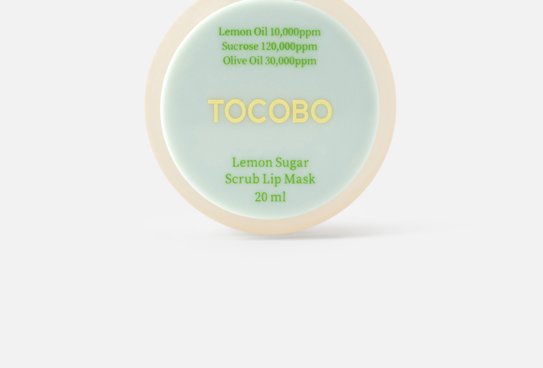 TOCOBO scrub Lip Mask Lemon Sugar 20 ml TOCOBO scrub Lip Mask Lemon Sugar