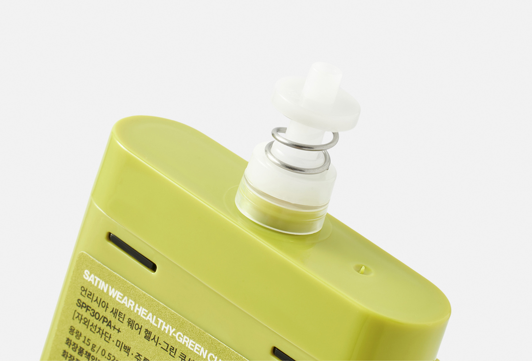 Unleashia Satin cushion foundation refill SPF30 PA++ Healthy-green cushion