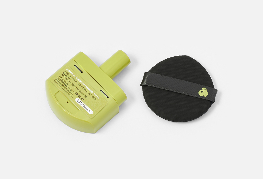 Unleashia Satin cushion foundation refill SPF30 PA++ Healthy-green cushion