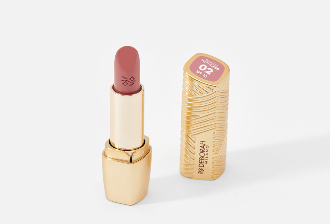 DEBORAH MILANO Glossy lipstick Rossetto milano red 02, Rose 4.2 g DEBORAH MILANO Glossy lipstick Rossetto milano red