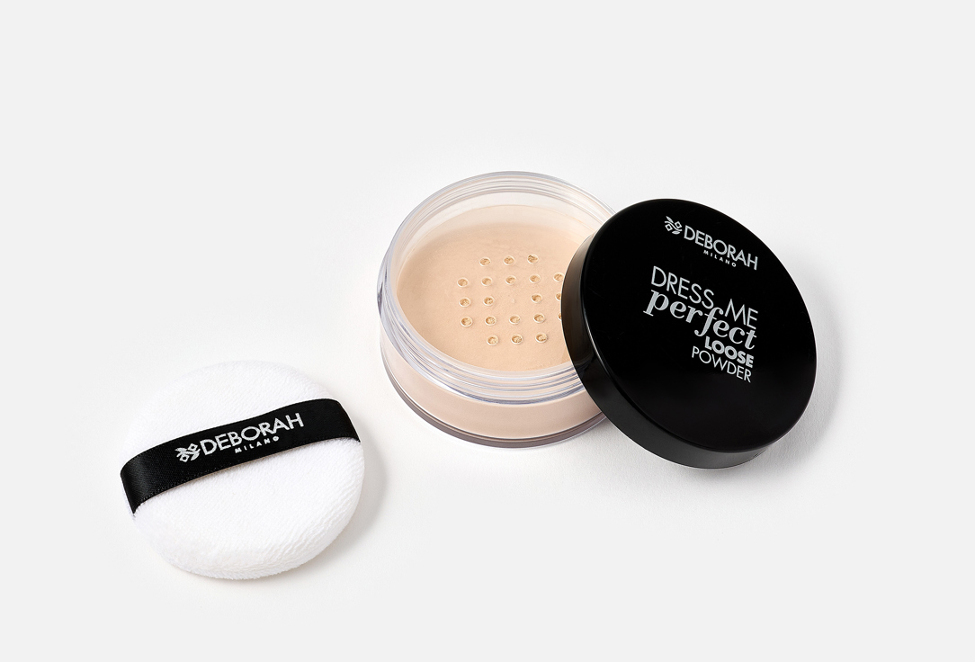 DEBORAH MILANO Loose powder Dress me perfect 02, Light beige 25 g DEBORAH MILANO Loose powder Dress me perfect