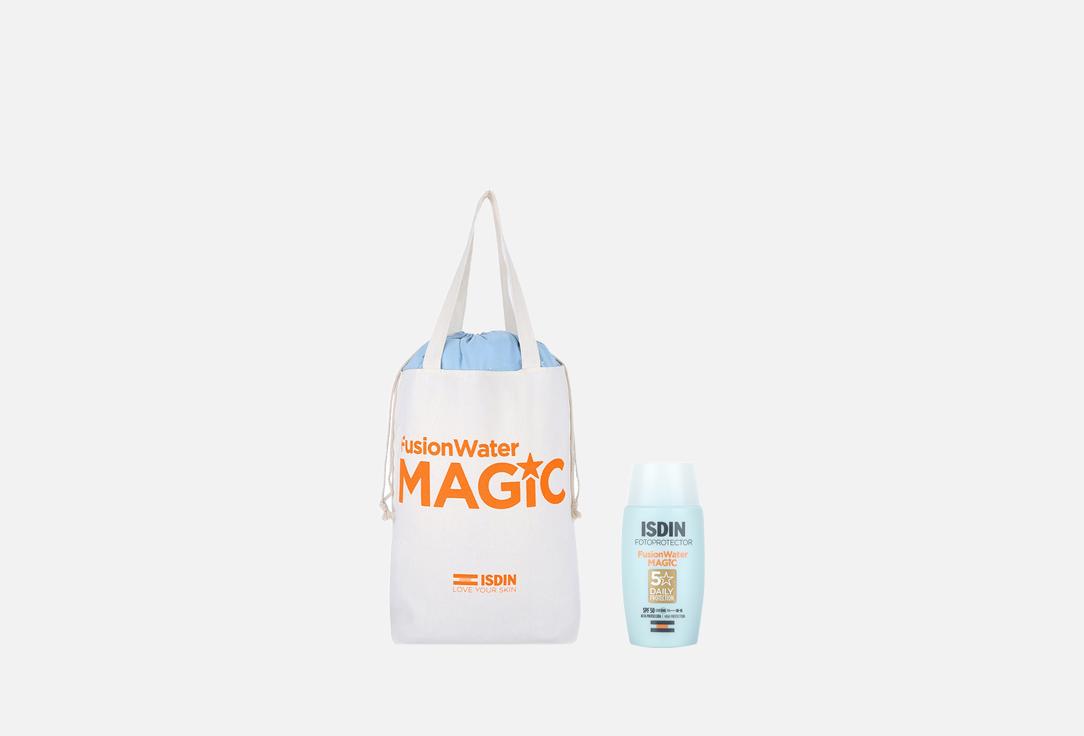 ISDIN Sunscreen SPF 50 & Beach Bag Set Fusion Water MAGIC 2 pcs ISDIN Sunscreen SPF 50 & Beach Bag Set Fusion Water MAGIC