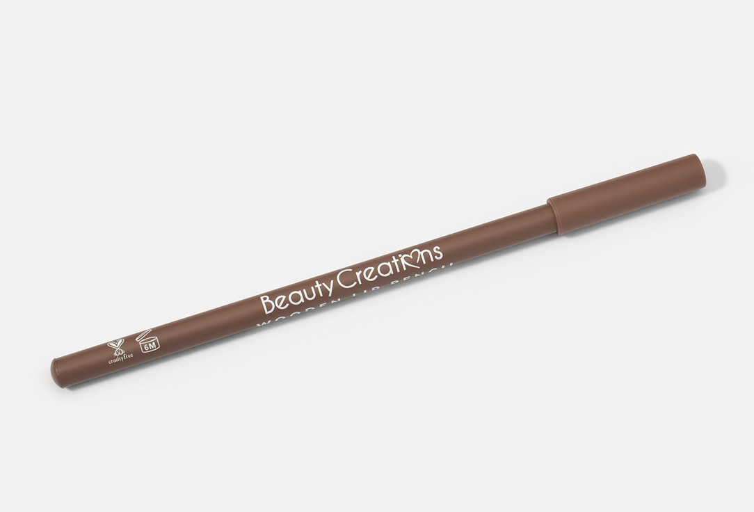 BEAUTY CREATIONS Long-Lasting Matte Lip Pencil Wooden Lip Pencil 10, Nice & toasty 1.4 g BEAUTY CREATIONS Long-Lasting Matte Lip Pencil Wooden Lip Pencil