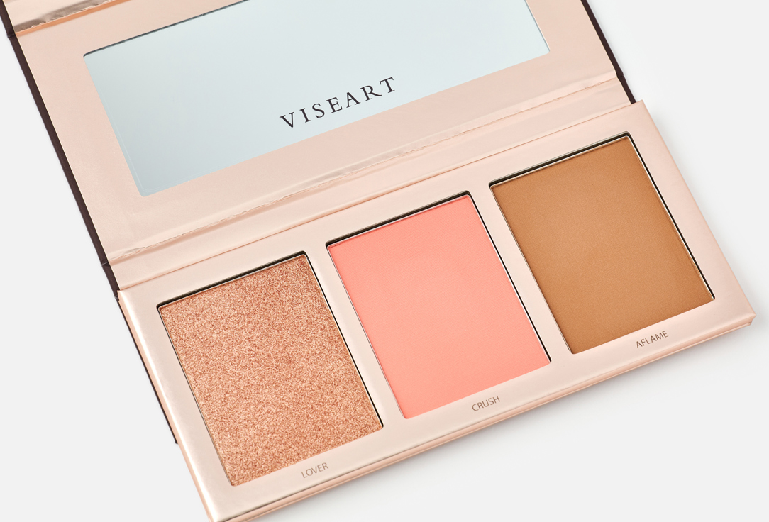 VISEART Face Palette Highlighter, Blush & Contour Passion 27 g VISEART Face Palette Highlighter, Blush & Contour