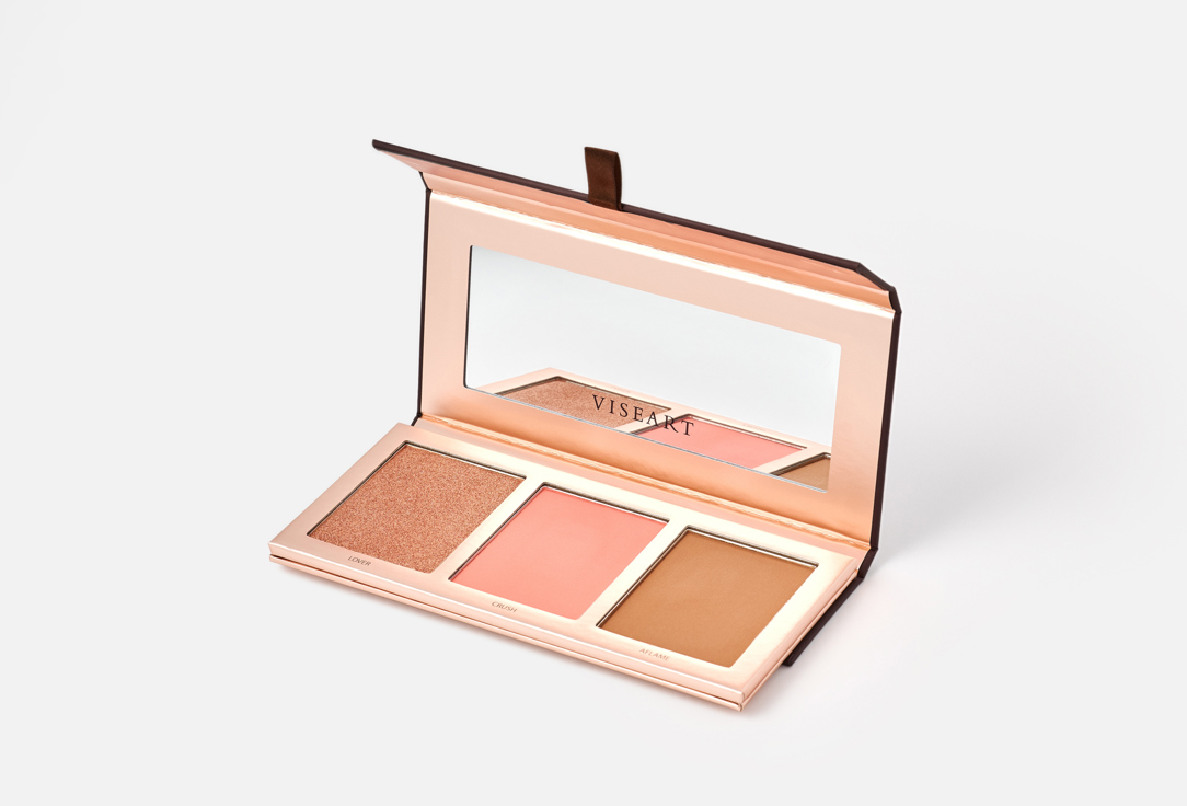 VISEART Face Palette Highlighter, Blush & Contour Passion 27 g VISEART Face Palette Highlighter, Blush & Contour