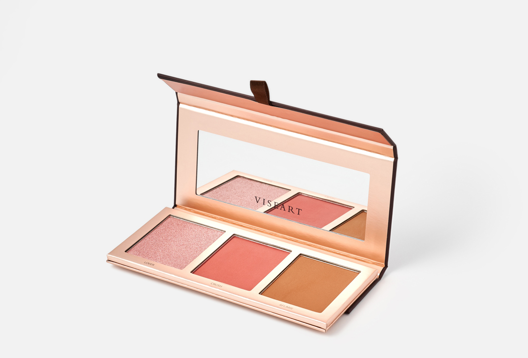 VISEART Face Palette Highlighter, Blush & Contour Romance 27 g VISEART Face Palette Highlighter, Blush & Contour