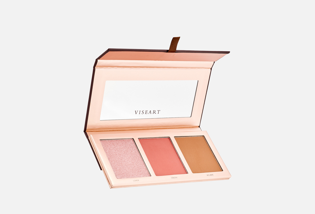 VISEART Face Palette Highlighter, Blush & Contour Romance 27 g VISEART Face Palette Highlighter, Blush & Contour