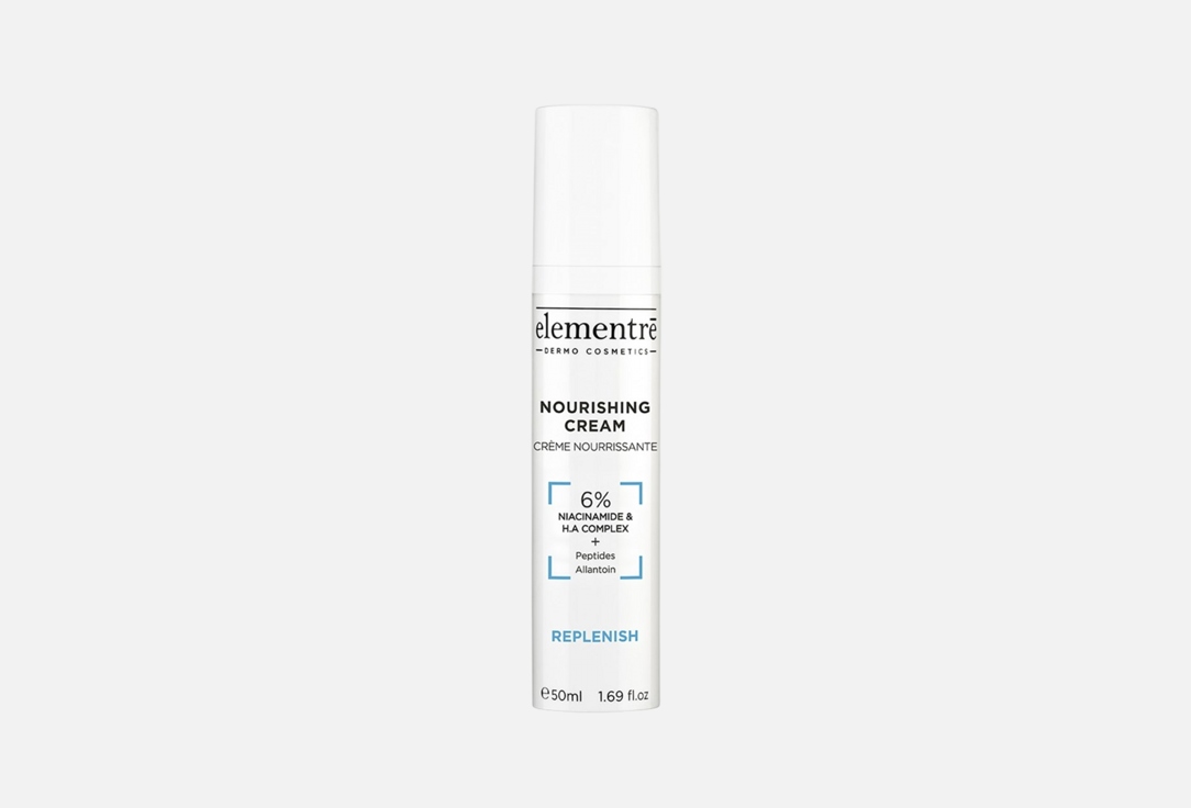 Elementre Face nourishing cream 6% niacinamide & hyaluronic acid 50 ml Elementre Face nourishing cream 6% niacinamide & hyaluronic acid