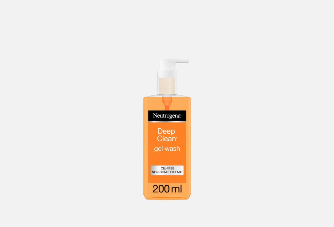 Neutrogena Face Gel Deep Clean 200 ml Neutrogena Face Gel Deep Clean