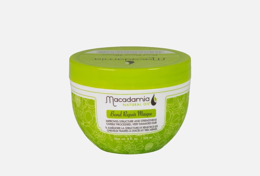 Macadamia OIL Strengthening Mask for damaged Hair BOND REPAIR MASQUE 236 ml Macadamia OIL Strengthening Mask for damaged Hair BOND REPAIR MASQUE