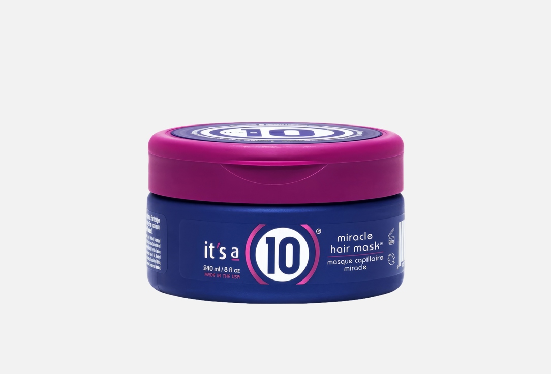Its 10 Haircare Smoothing & Softening Hair Mask MIRACLE 240 ml Its 10 Haircare Smoothing & Softening Hair Mask MIRACLE