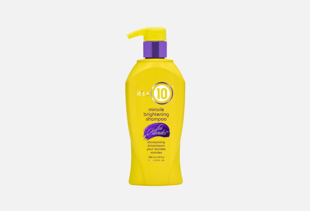 Its 10 Haircare Brightening Shampoo For Blondes 295.7 ml Its 10 Haircare Brightening Shampoo For Blondes