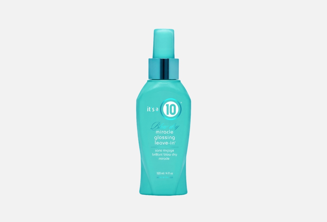 Its 10 Haircare Moisturizing & Smooting Leave-In Spray Blow Dry 118 ml Its 10 Haircare Moisturizing & Smooting Leave-In Spray Blow Dry