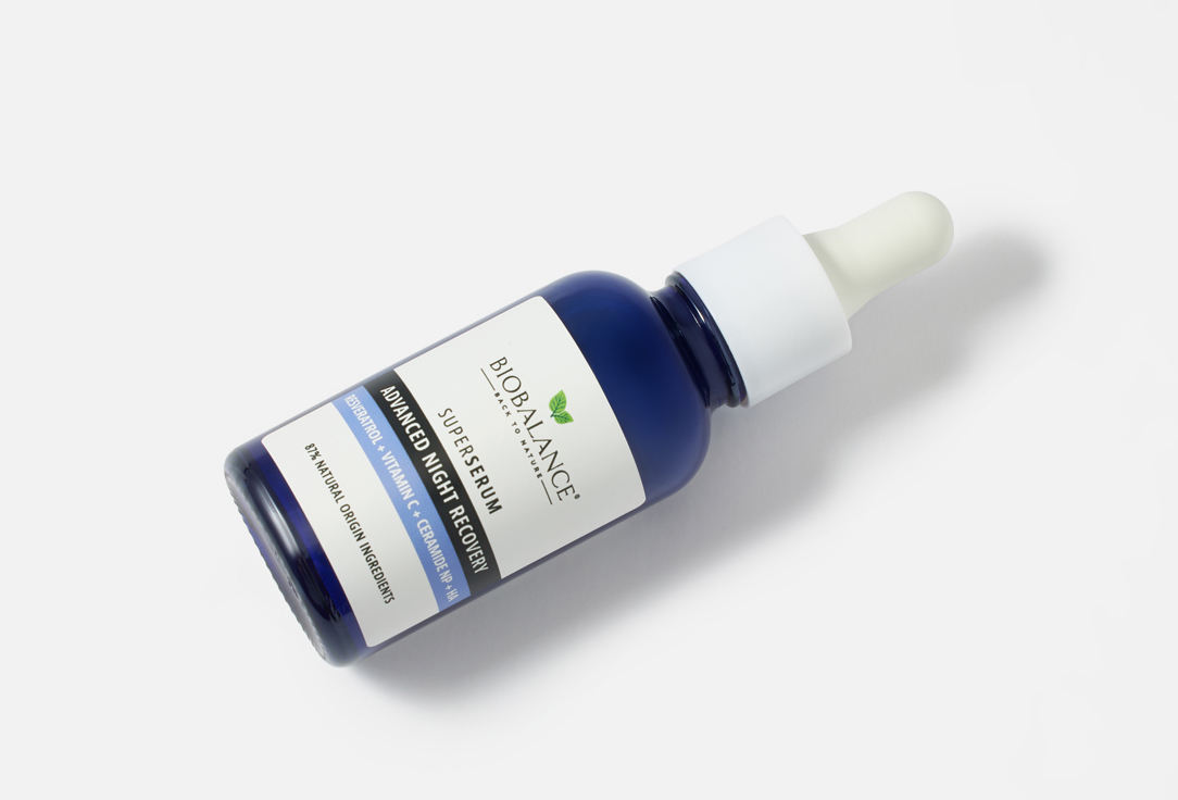 BIOBALANCE Overnight skin recovery serum ADVANCED NIGHT RECOVERY