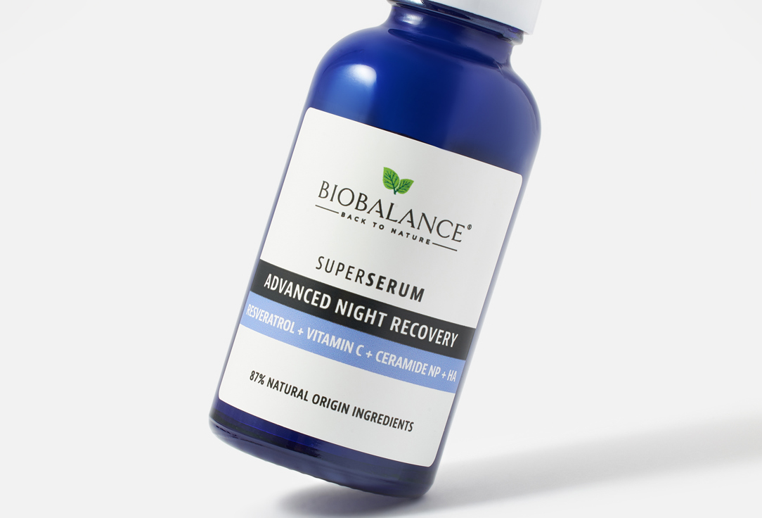 BIOBALANCE Overnight skin recovery serum ADVANCED NIGHT RECOVERY