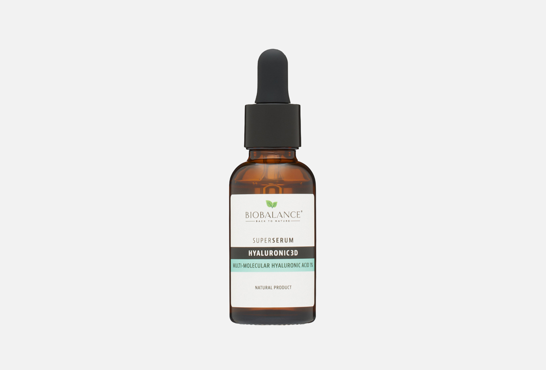BIOBALANCE hyaluronic acid serum Hyaluronic 3D Multi Molecular Acid 1%