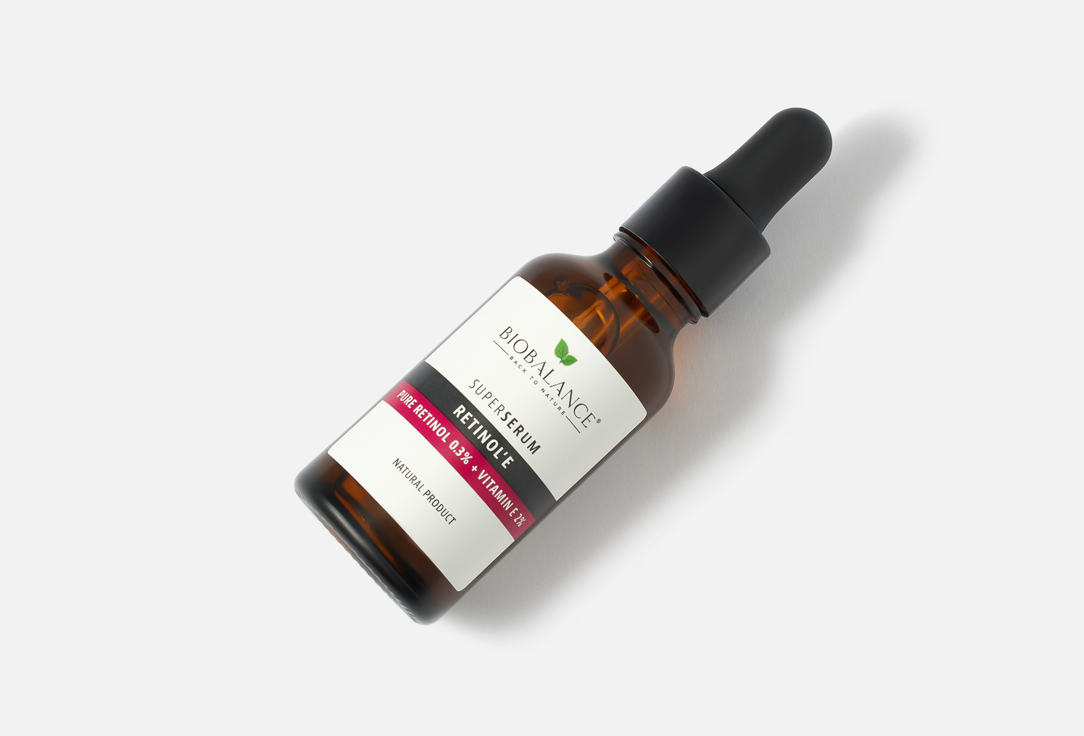 BIOBALANCE Stabilized retinol and Vitamin E serum Pure Retinol 0.3%+Vitamin E 2%