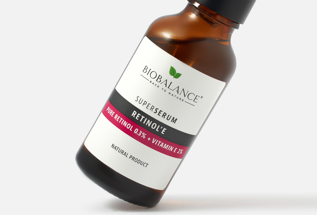BIOBALANCE Stabilized retinol and Vitamin E serum Pure Retinol 0.3%+Vitamin E 2%