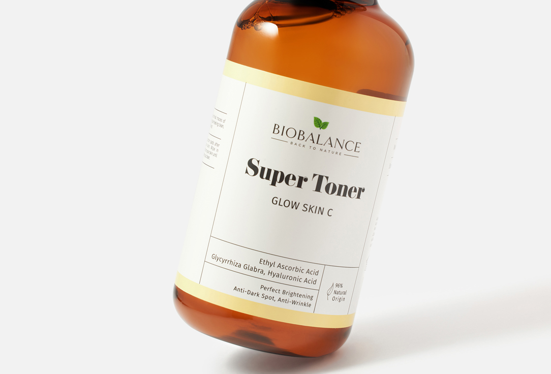BIOBALANCE glow enhancing Face toner SUPER TONER GLOW SKIN