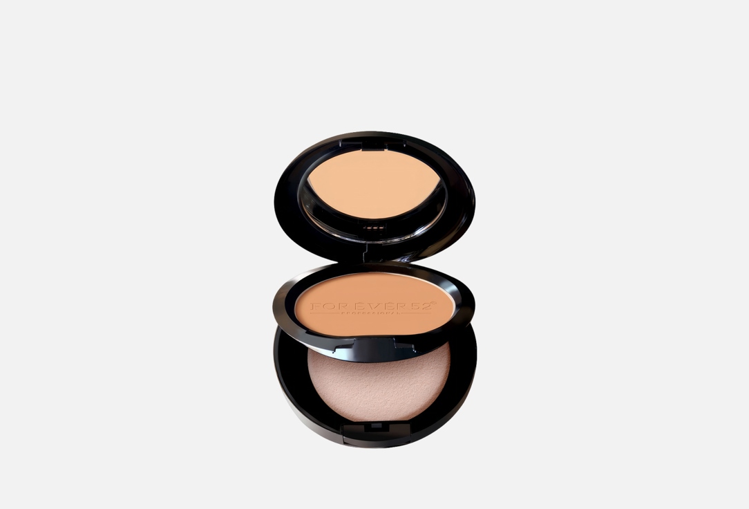 Forever52 Matte Compact Powder Two Way Cake 010, Golden sand 12 g Forever52 Matte Compact Powder Two Way Cake