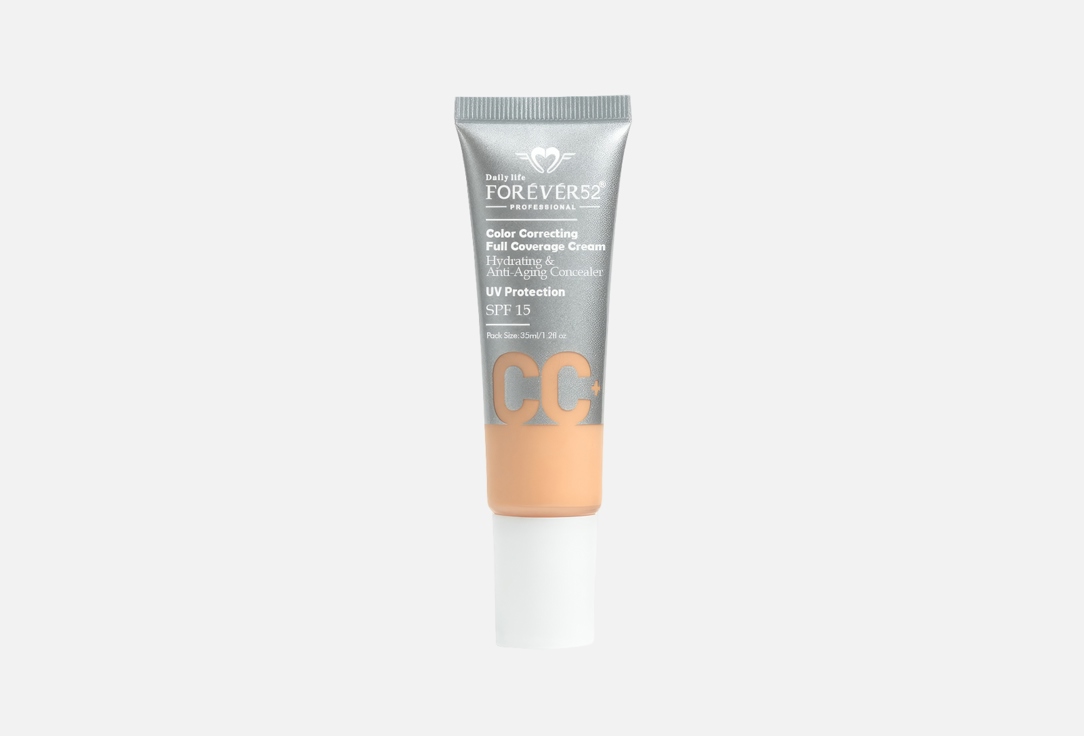 Forever52 Color Correcting Full Coverage Cream SPF 15 Hydrating & Anti-Aging Concealer 003, Truffle 35 ml Forever52 Color Correcting Full Coverage Cream SPF 15 Hydrating & Anti-Aging Concealer