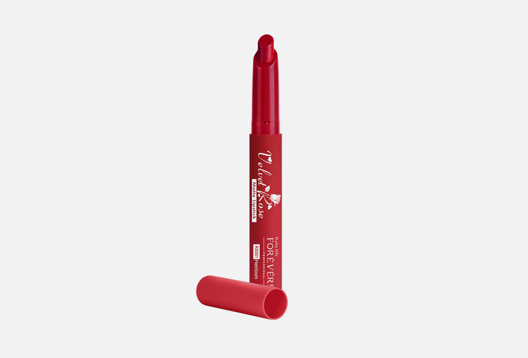 Forever52 Matte Lipstick Velvet Rose Rs001, Heirloom 2.5 g Forever52 Matte Lipstick Velvet Rose