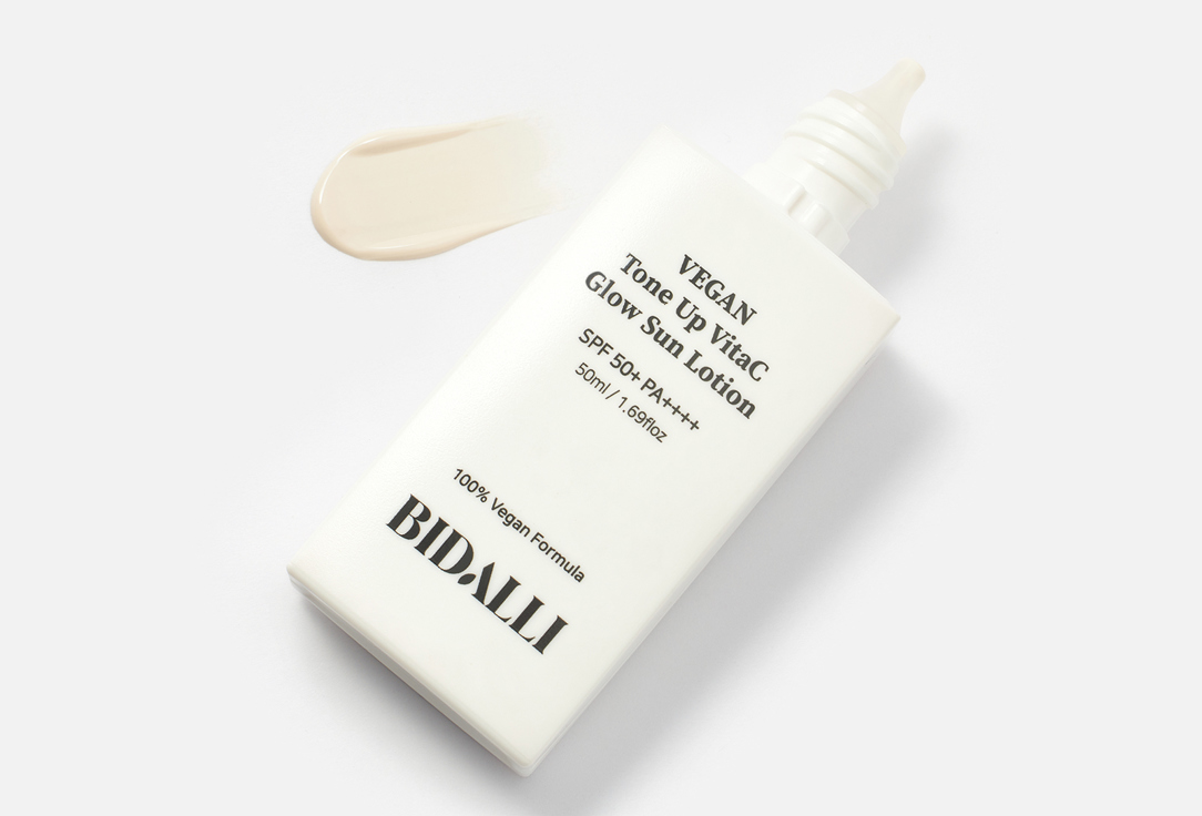 Bidalli Sunscreen lotion SPF50+ PA++++ Tone Up Vita-C Glow Sun Lotion