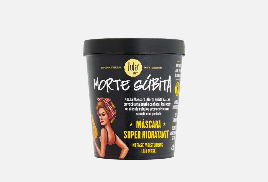 Lola from Rio Moisturising Mask For Damaged Hair Morte Subita 450 g Lola from Rio Moisturising Mask For Damaged Hair Morte Subita