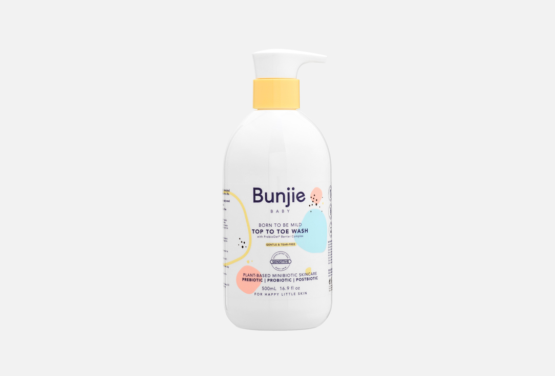 Bunjie Smoothing Head & Body Shower Gel TOP TO TOE WASH 500 ml Bunjie Smoothing Head & Body Shower Gel TOP TO TOE WASH